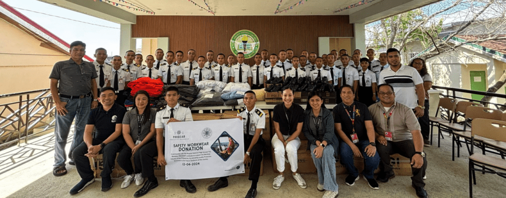 1-1 | PTC Sea Mariners facilitates PROGEAR’s donation turnover to SRNHS in Pampanga | The PTC Group | The PTC Group