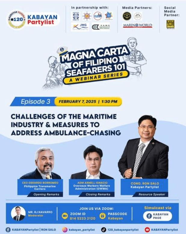 2 | PTC CEO Gerardo Borromeo highlights the importance of education in protecting seafarers at webinar | The PTC Group | The PTC Group